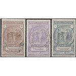 Italia 1923 - Camicie Nere - la serie con annulli originali in data Cert.: Italia Colleziona. Cat. € 750 (U)