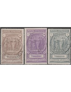 Italia1923 - Camicie Nere - la serie con annulli originali in data Cert.: Italia Colleziona. Cat. € 750 (U)