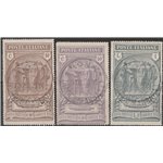 Italia 1923 - Camicie Nere - la serie con annulli originali in data Cert.: Italia Colleziona. Cat. € 750 (U)