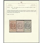 Italia 1923 - Camicie Nere - la serie con annulli originali in data Cert.: Italia Colleziona. Cat. € 750 (U)
