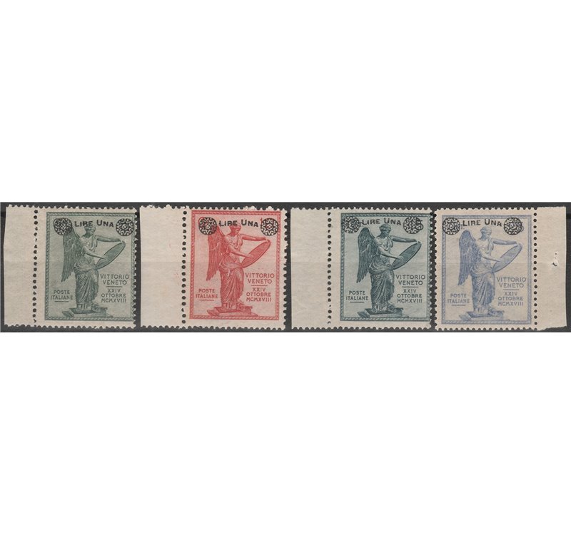 Italia 1924 - Vittoria con sovrastampa la serie bordo di foglio Cat € 300. (**)