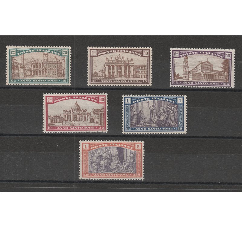 Italia  1924 - Anno Santo la serie. Cat. € 125 (**)
