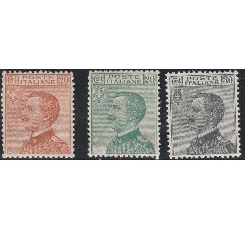 Italia  1925 - Michetti - la serie ottimamente centrata. Cat. € 80 (**)