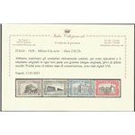 Italia 1928 - Milizia II la serie ottimamente centrata. Cat.€ 900 (**)