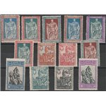 Italia 1928 - Emanuele Filiberto la serie con i dent. speciali. Cat. € 1875 (**)