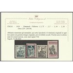 Italia 1928 - Emanuele Filiberto la serie di 10 valori.  Cat € 700 (**)