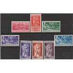 Italia 1930 - Ferrucci la serie di 8 valori. Cat € 210 (**)