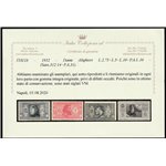 Italia 1932 - Dante Alighieri la serie. Cert.: Italia Colleziona. Cat. €675 (**)