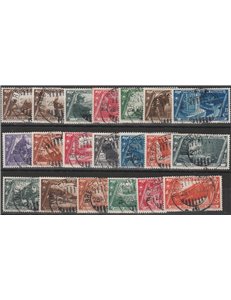Italia 1932 - Marcia su Roma la serie con annulli originali in data Cat. € 1200 (U)