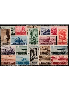 Italia 1934 - Medaglie al Valore Militare - la serie completa. Cert.: Biondi. Cat. € 800 (**)