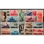 Italia 1934 - Medaglie al Valore Militare - la serie completa. Cert.: Biondi. Cat. € 800 (**)