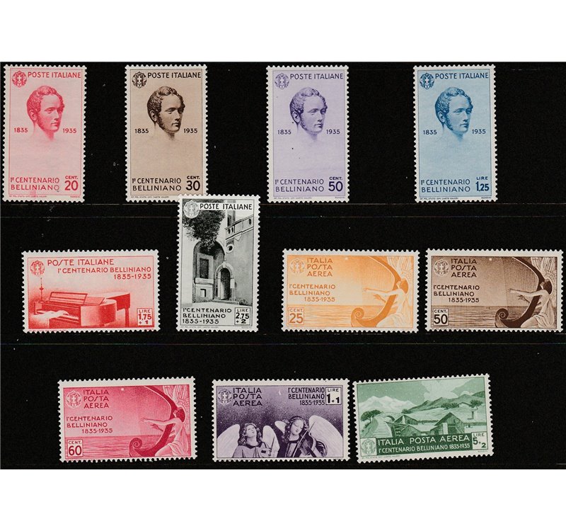 Italia 1935 - Bellini la serie. Cat. € 1000 (**)