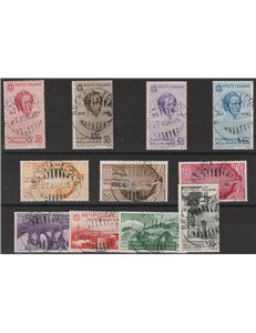 Italia 1935 - Bellini la serie con annulli originali in data Cert.: Italia Colleziona. Cat. € 2250 (U)