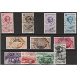 Italia 1935 - Bellini la serie con annulli originali in data Cert.: Italia Colleziona. Cat. € 2250 (U)