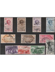 Italia 1935 - Bellini la serie con annulli originali in data Cert.: Italia Colleziona. Cat. € 2250 (U)