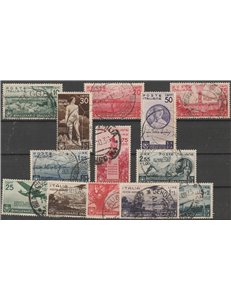 Italia 1936 - Bimillenario Oraziano la serie completa. Con annulli originali. 2 Cert.: Biondi. Cat. € 2450 (U)