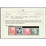 Italia 1938 - Proclamazione dell'Impero la serie. Cert.: Italia Colleziona. Cat. € 475 (**)