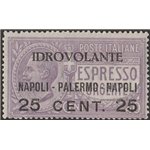 Italia 1917 - Posta Aerea Primo Volo Napoli - Palermo - Napoli Cat. € 90 (**)