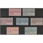 Italia 1926-28 - Posta Aerea Vittorio Emanuele la serie. Cert.: Italia Colleziona. Cat. € 650 (**)