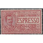 Italia 1903 - Vitt. Emanuele III Espresso 25 c. rosso Cat. € 225 (**)