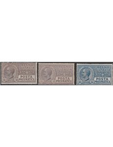 Italia 1913-23 - Pneumatica Vitt. Emanuele III la serie. Cat. € 50 (**)