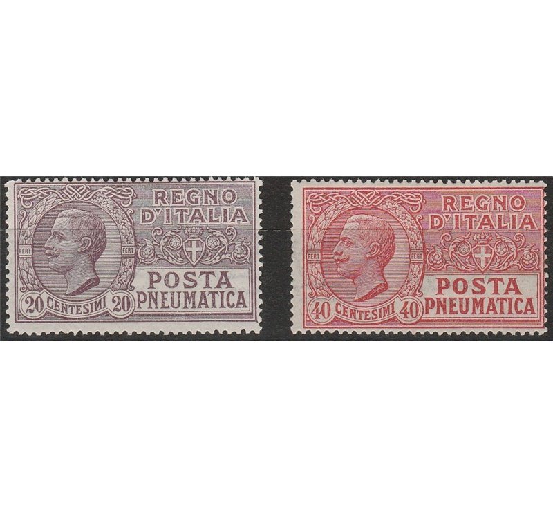 Italia 1925 - Posta Pneumatica Vitt. Emanuele la serie. Cat. € 175 (**)