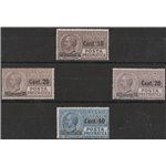 Italia 1924-25 - Posta Pneumatica Vitt. Emanuele la serie con Sovrastampe dei nuovi valori Cat. € 135 (**)