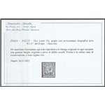 Italia 1922-23 - B.L.P. tipo Leoni 15 c. grigio con sovrastampa Litografica nera "BLP" del II tipo Cat. € 14000 (**)