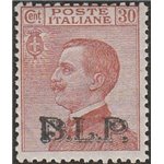 Italia 1923 - B.L.P. tipo Michetti 30 c. bruno arancio con sovrastampa "BLP" del III tipo Cat. € 350 (*)