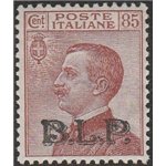Italia 1923 - B.L.P. tipo Michetti 85 c. Bruno Rosso con sovrastampa "BLP" del III tipo Cat. € 1375 (**)