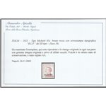 Italia 1923 - B.L.P. tipo Michetti 85 c. Bruno Rosso con sovrastampa "BLP" del III tipo Cat. € 1375 (**)