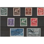 Italia 1944 - Repubblica Sociale Posta Aerea F.lli d'Italia P.A. del 1930-34 con sovr. di Verona "G.N.R." Cat. € 4800 (**)