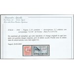 Italia 1944 - Repubblica Sociale Posta Aerea F.lli d'Italia P.A. del 1930-34 con sovr. di Verona "G.N.R." Cat. € 4800 (**)