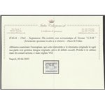 Italia 1944 - R.S.I. Segnatasse d'Italia del 1934 50 c. violetto con sovrastampa "G.N.R." di Verona. Cat. € 450 (**)