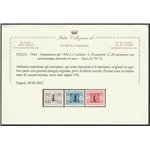 Italia 1944 - R.S.I. Segnatasse d'Italia del 1934 con sovrastampa fascetto Cat. € 1150 (**)