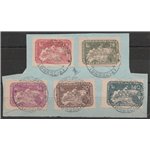Italia 30/06/1945 - Luogotenenza CORALIT Serie "Ciclista" annulli dell'ultimo giorno di validità Cat. € 1500 (U)