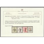 1918-19 - Trentino Alto Adige Bolzano 1 Serie di Trento e Trieste con sovr. di una "T" nera Cat. € 717 (**)