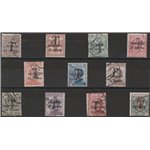 1918-19 - Trentino Alto Adige Bolzano 1 Serie di Trento e Trieste con sovr. di una "T" in nero Cert.: Biondi. Cat. €690 (U)