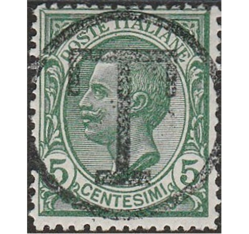 1919 - Trentino Alto Adige Bolzano 3 Leoni 5 c. con sovr. "T" grande in un cerchio Cat. € 480 (**)