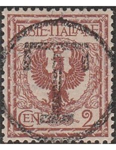 1919 - Trentino Alto Adige Bolzano 3 Floreale 2 c. con sovr. "T" grande in un cerchio Cat. € 165 (**)