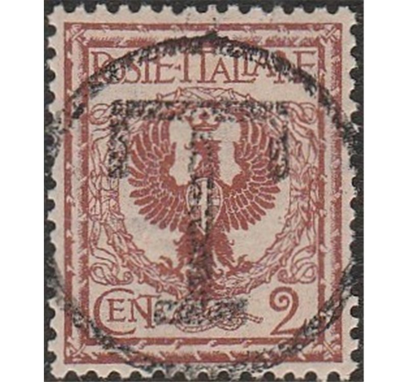 1919 - Trentino Alto Adige Bolzano 3 Floreale 2 c. con sovr. "T" grande in un cerchio Cat. € 165 (**)