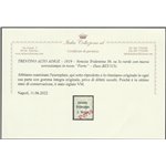 1919 - Trentino Alto Adige Bolzano 3 Leoni 5 h. su 5 c. di Venezia Tridentina con sovr. in rosso "Porto" Cat. € 480 (**)