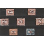 1918 - Venezia Giulia Segnatasse d'Italia con sovr. in nero "Venezia Giulia" Cat. € 2000 (U)