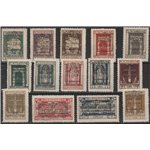1924 - Fiume Annessione all'Italia, la serie. Cat. €400 (**)