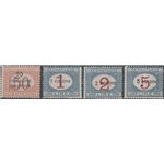 1922 - Dalmazia Segnatasse d'Italia con nuovi valori in sovrastampa Cat. € 750 (**)