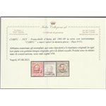 1923 - Occ. Mil. Italiana Corfù francobolli d'Italia del 1901-1908 con sovr. "CORFU'" e nuovi valori Cat. € 600 (**)
