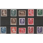 1944 - Primosten F.lli Imperiale con sovr. a mano "N.D.H" tiratura 20, la serie. Cat. € 9000 (**)