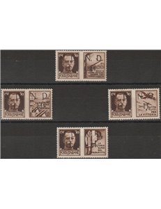 1944 - Primosten Propaganda di guerra, la serie dei 30 c. con sovr. a mano "N.D.H" tiratura 20 Cat. € 4000 (**)