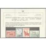 1940 - Occ. Greca dell'Albania F.lli di Grecia con sovr. in greco l'emissione Cat. € 612,50 (**)