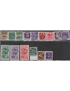 1945 - Occ. Jugoslava Istria F.lli d'Italia del 1930-1945 con sovr. "ISTRA" e nuovi valori Cat. € 1000 (**)